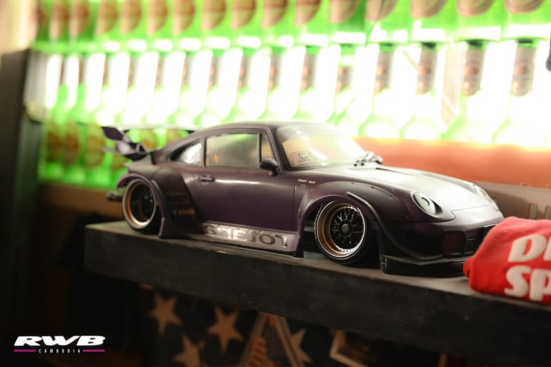 RWB model car at HQ