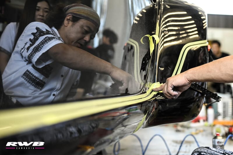 Nakai taping fender line
