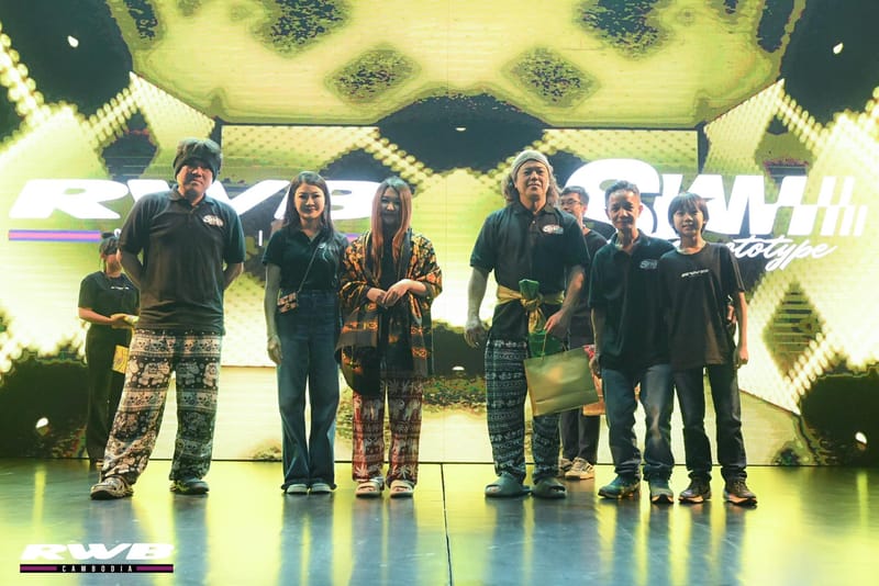 Team on stage at gala